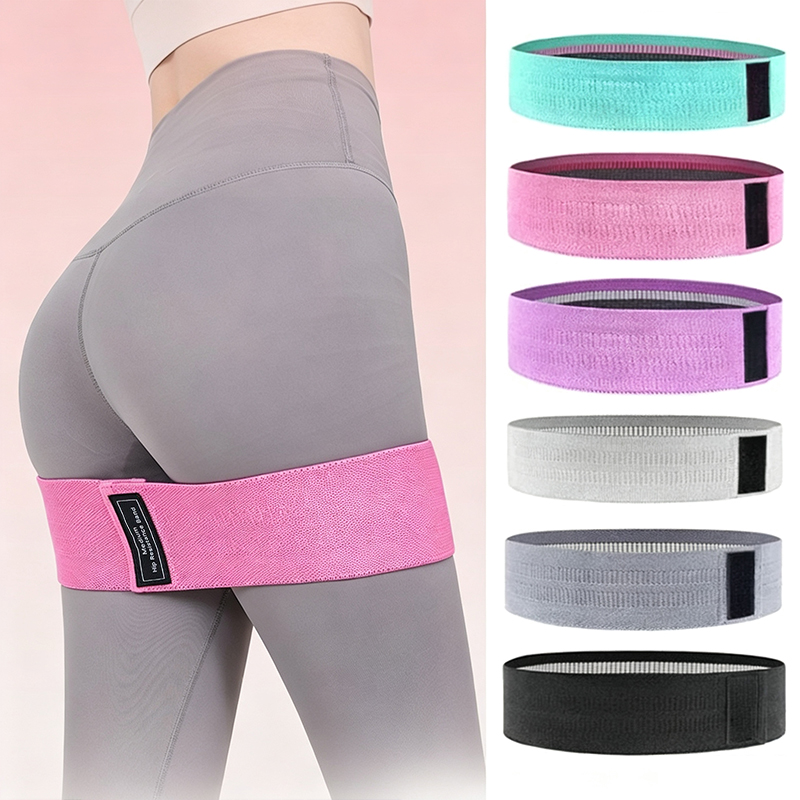 Pilates Yoga Class - Glute Training Hip Resistance Bands Gebreide