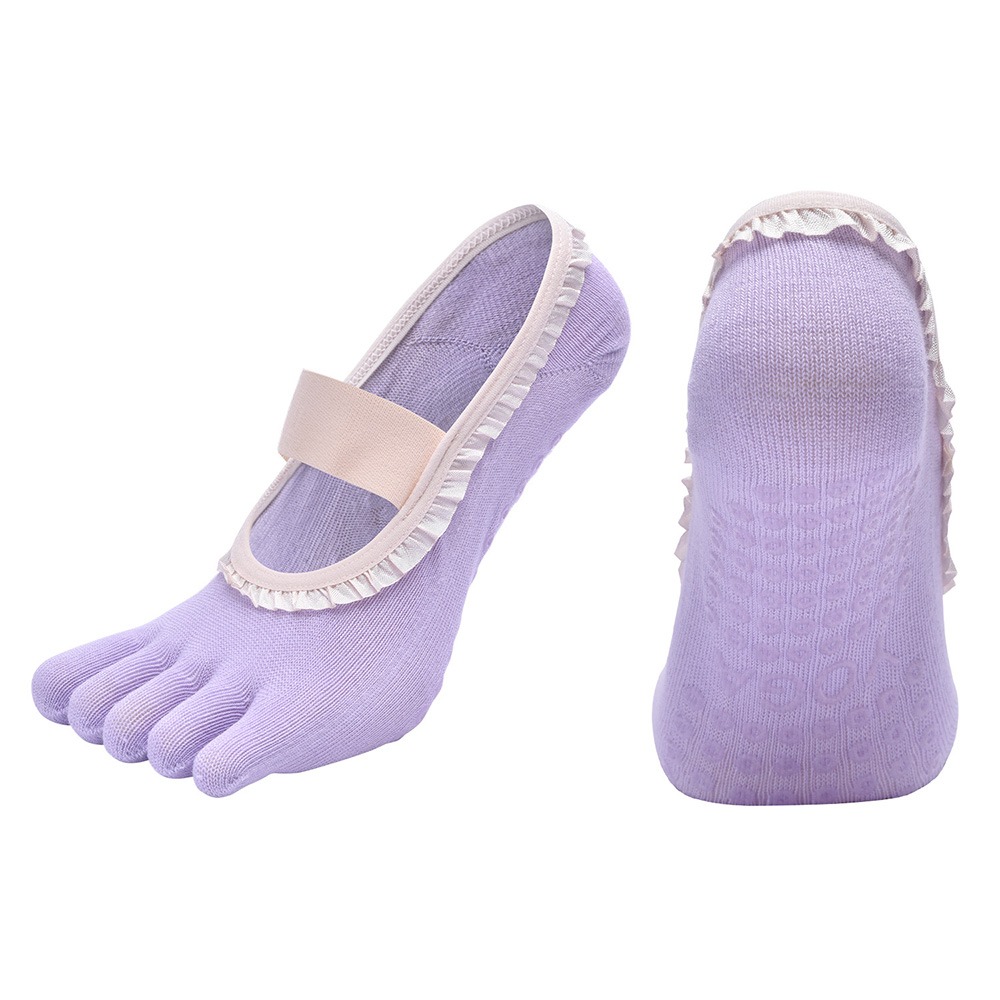 Pilates Yoga Class - Creatieve antislip yogasokken Ademend katoen Pilates-sokken