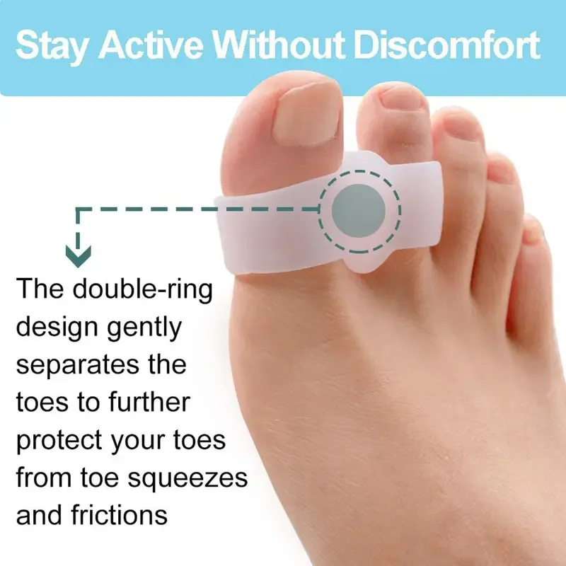 Toe Separator Silicon - Bunion Corrector 1 paar - Comfortabele