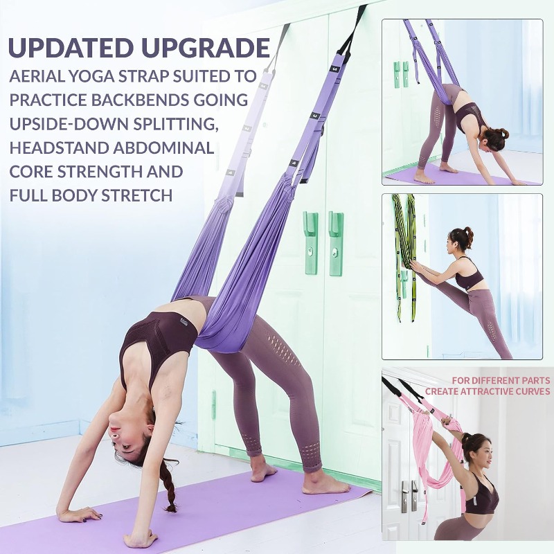 Pilates Yoga Stretching - Verstelbare Aerial Yoga Hangmat Set Pilates