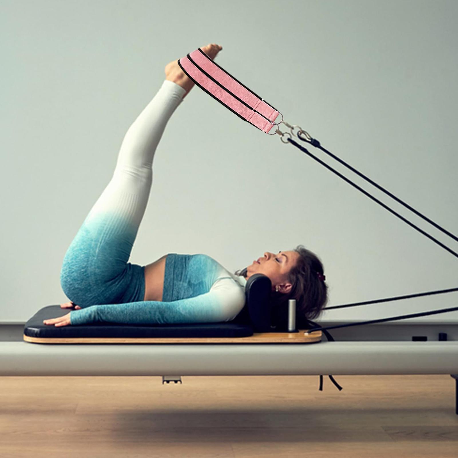 Pilates Yoga Class - Pilates Reformer-riemen D-ring 2 stuks Oefenapparatuur