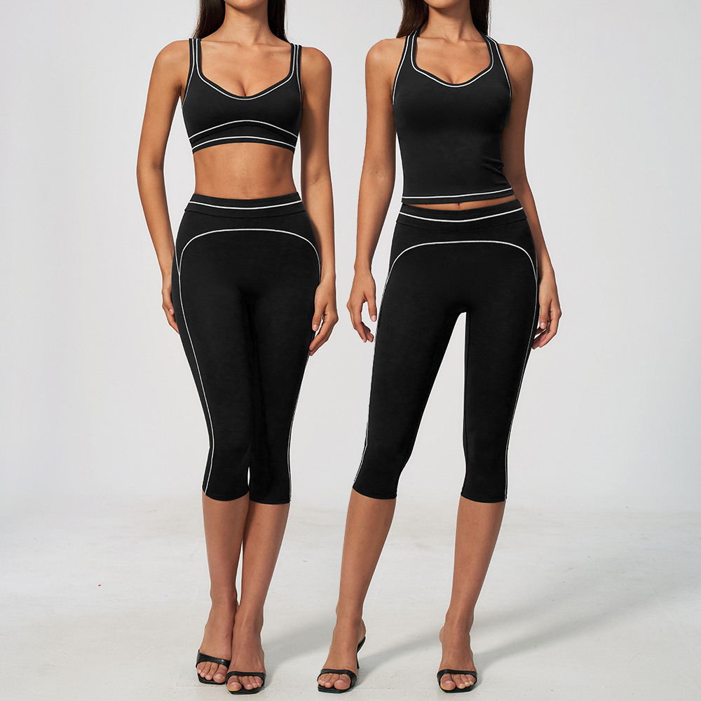 Dames Contrast Stitch Racerbac - Pilates Yoga Class recensie en prijs