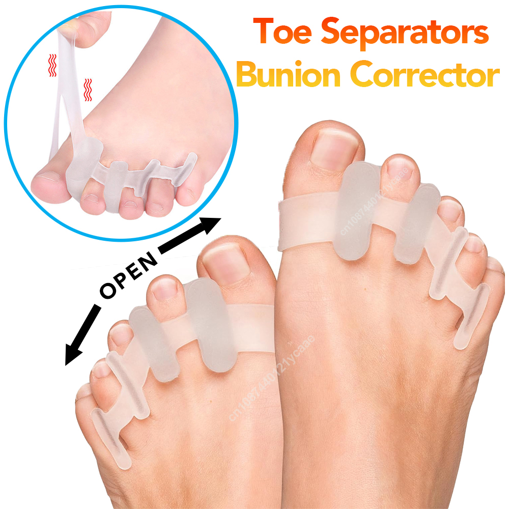 1 paar siliconen teenscheider  - Toe Separator Silicon recensie en prijs