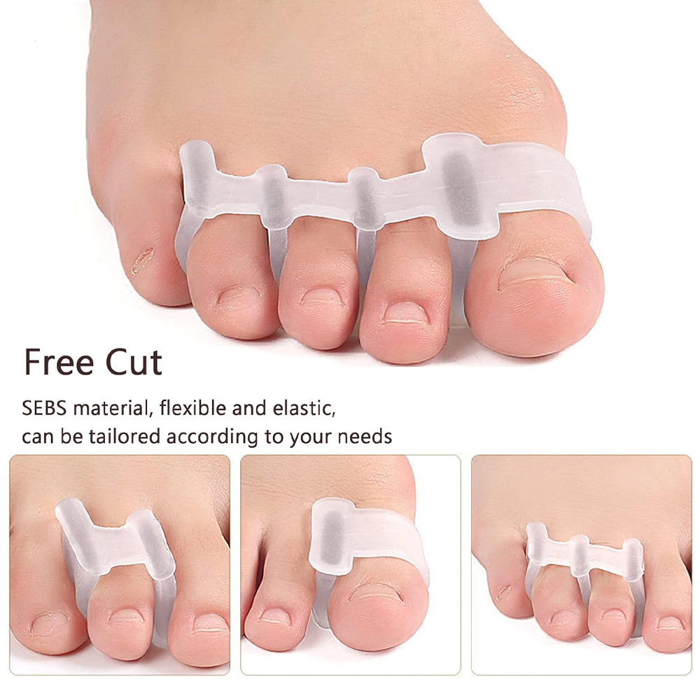 1 paar siliconen teenscheider  - Toe Separator Silicon recensie en prijs
