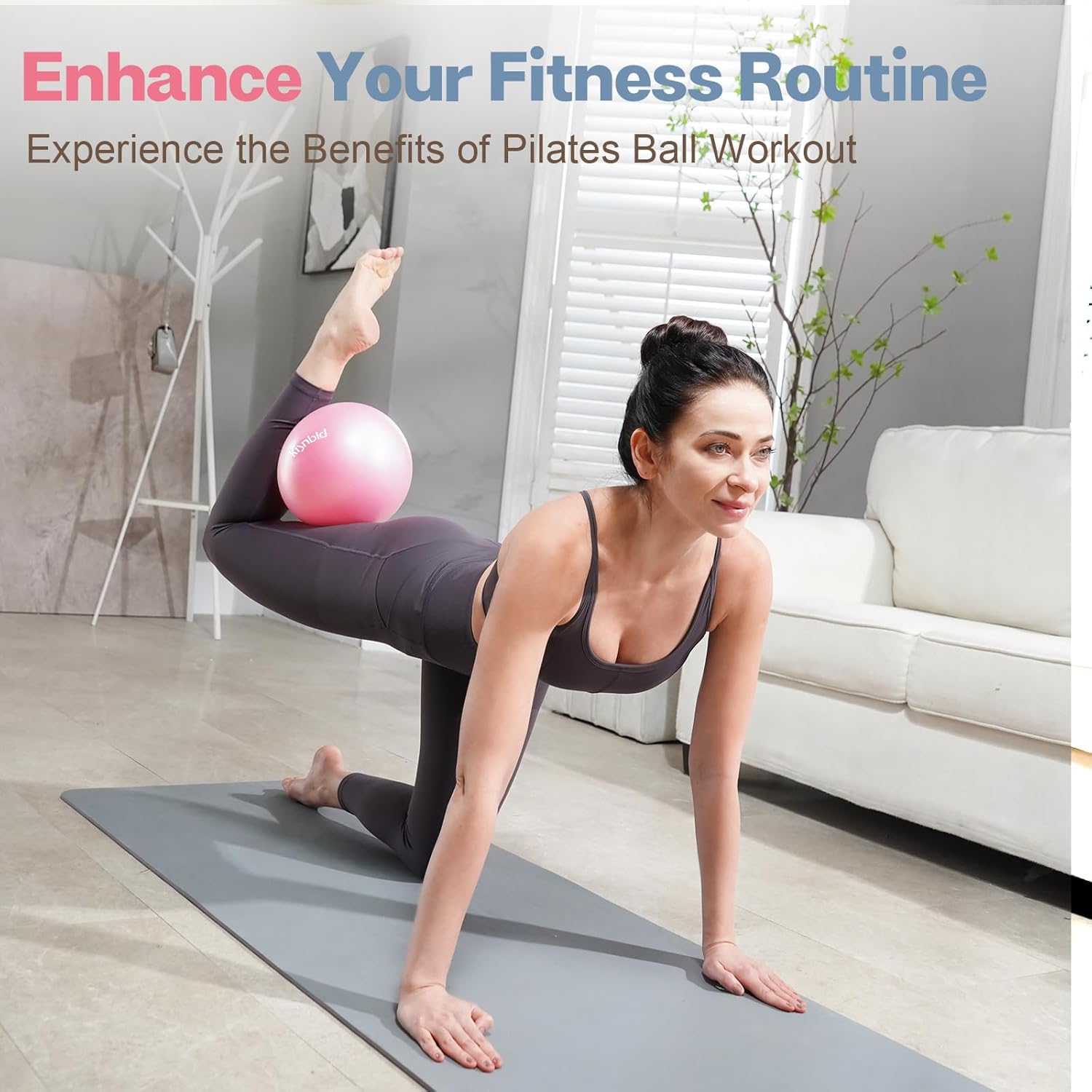 Kleine oefenbal, 9 inch mini p - Pilates Yoga Workout At Home recensie en prijs