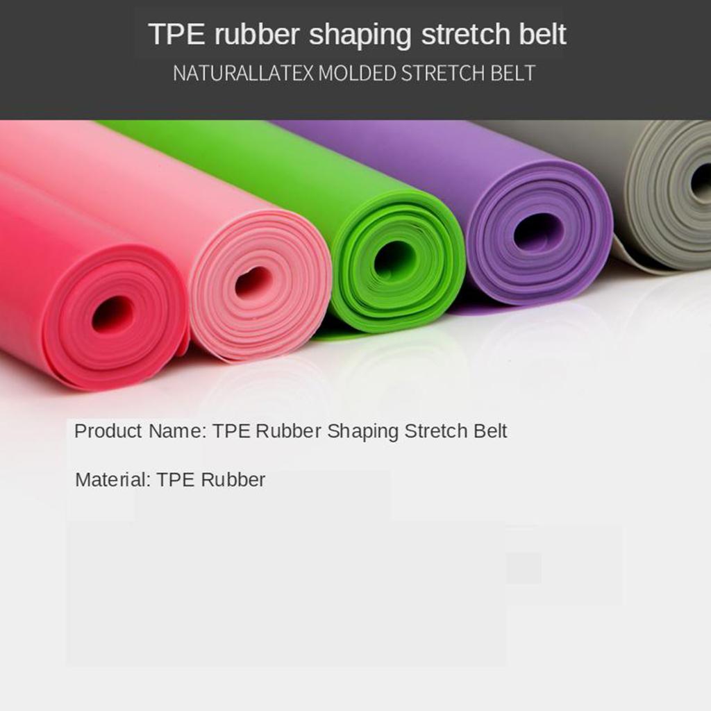 Lange stretch oefenbanden TPE  - Pilates Yoga Stretching recensie en prijs