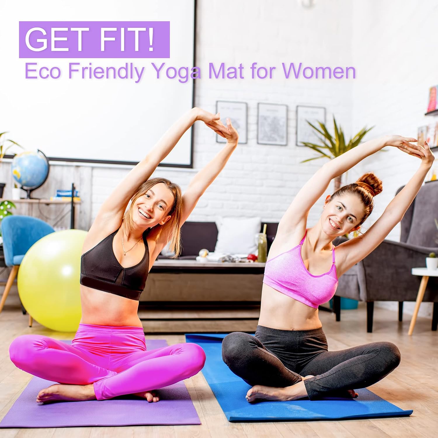 3 mm Dunne Yogamatten Lichtgew - Pilates Yoga Class recensie en prijs
