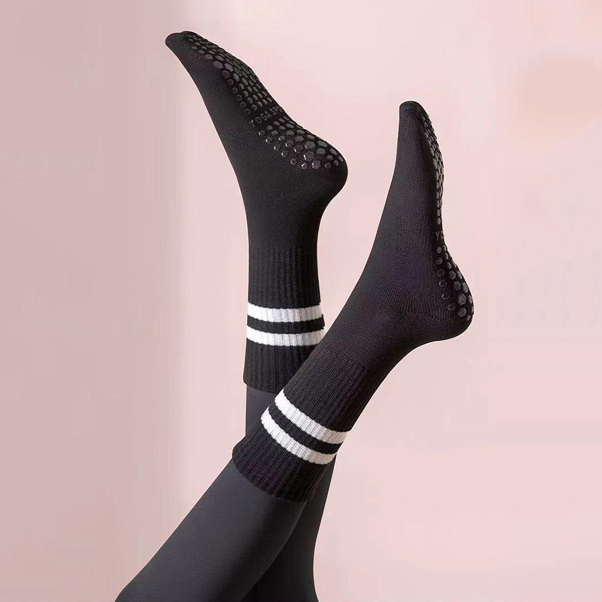 3 paar lange yogasokken met gr - Medias Para Pilates Y Yoga recensie en prijs