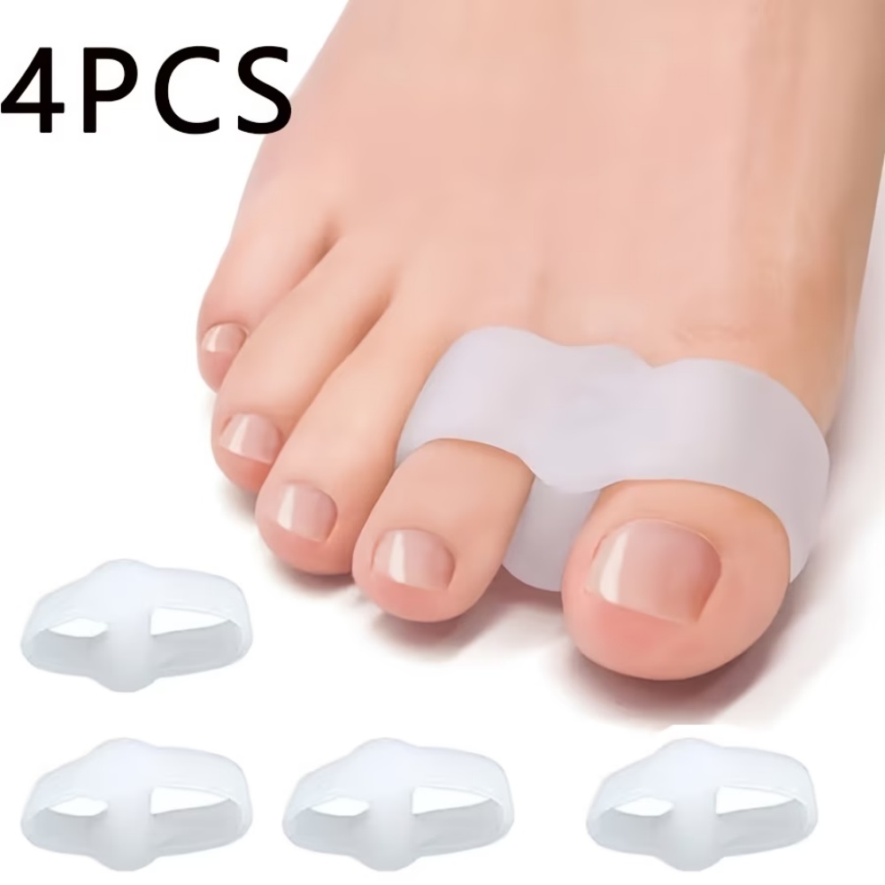 4 witte siliconen teenafscheid - Toe Separator Silicon recensie en prijs