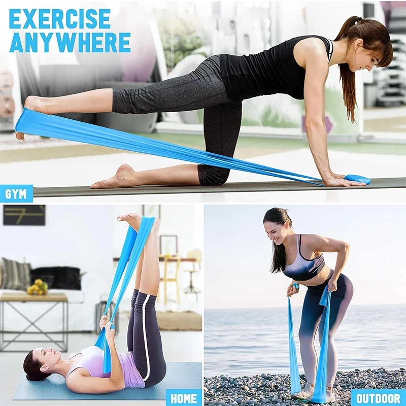 Elastische Yoga Fitness Bands  - Pilates Yoga Stretching recensie en prijs