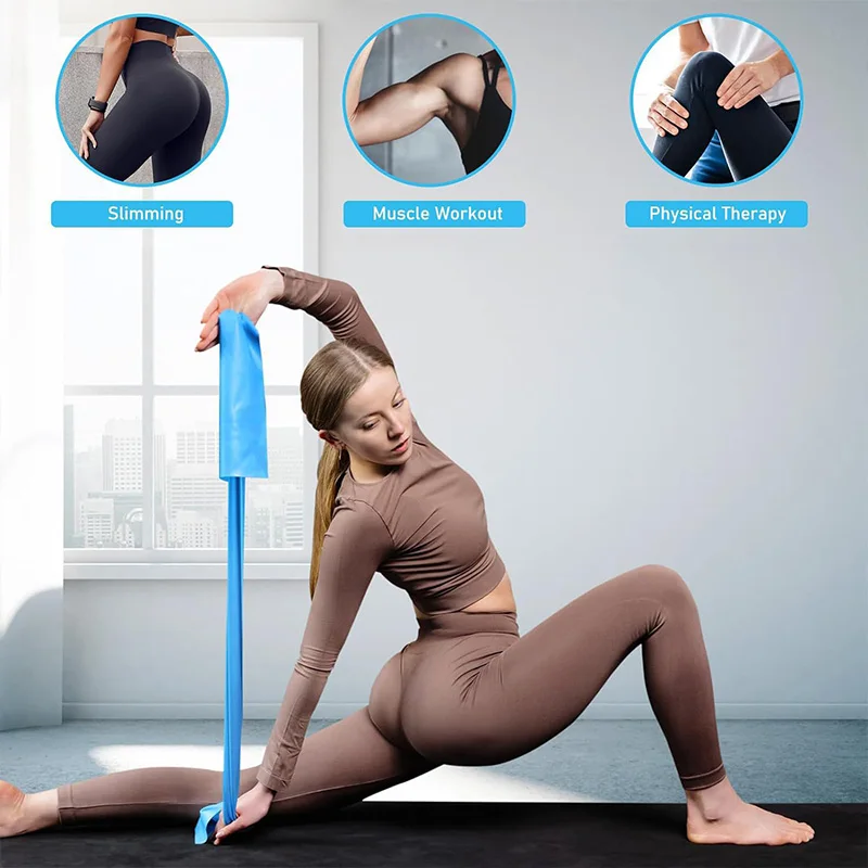 Elastische Yoga Fitness Bands  - Pilates Yoga Stretching recensie en prijs