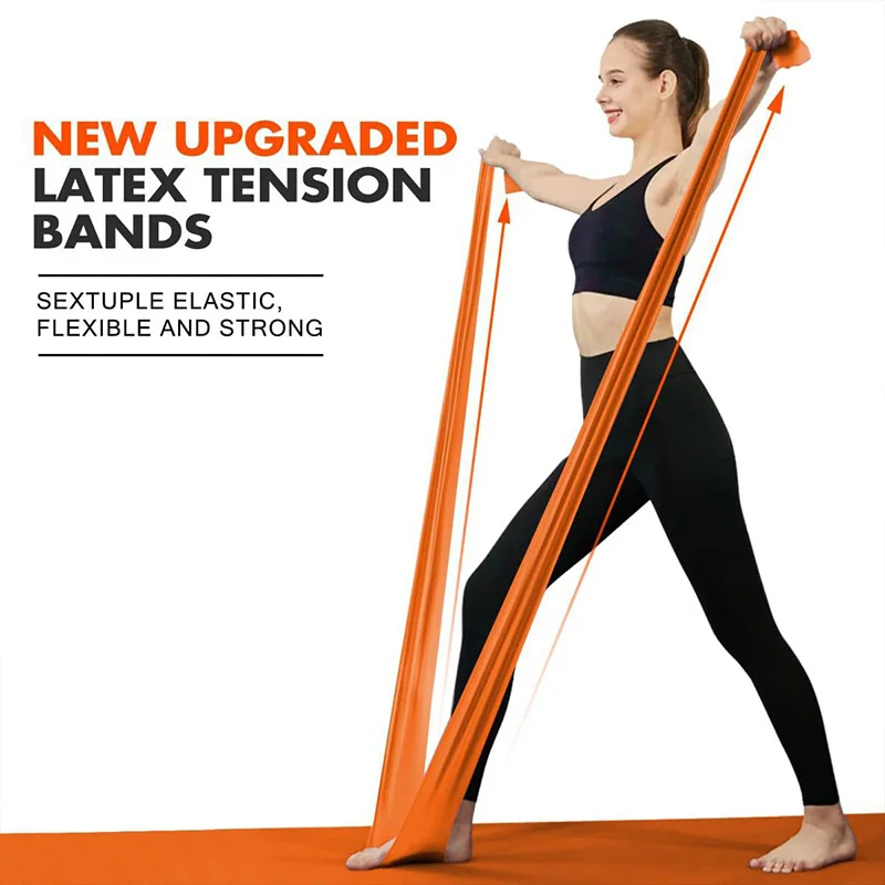 Elastische Yoga Fitness Bands  - Pilates Yoga Stretching recensie en prijs